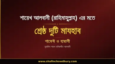 শায়েখ আল আলবানী (রাহিমাহুল্লাহ) এর দৃষ্টিতে সর্বোত্তম মাযহাব শায়েখ আল আলবানী (রাহিমাহুল্লাহ) এর দৃষ্টিতে সর্বোত্তম মাযহাব